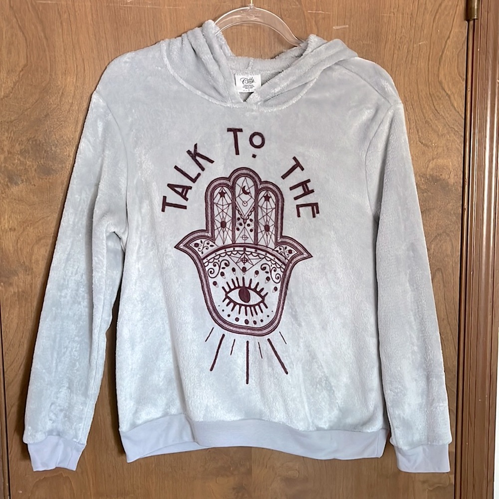 Fleece hoodie - size L